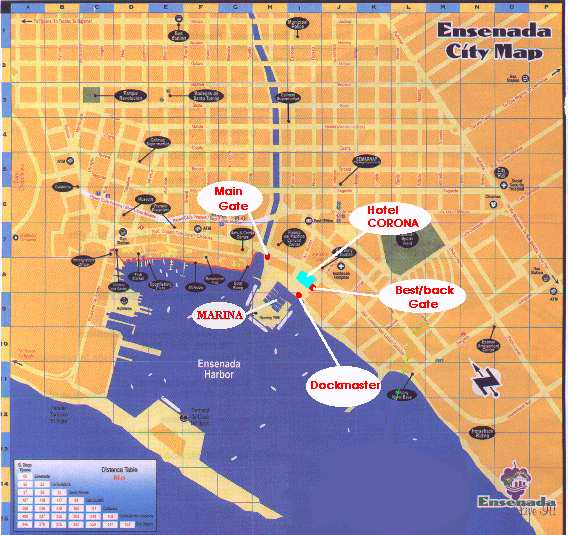 Marina Location map