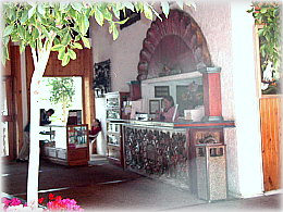 Bajamar Golf front desk at Hacienda Hotel