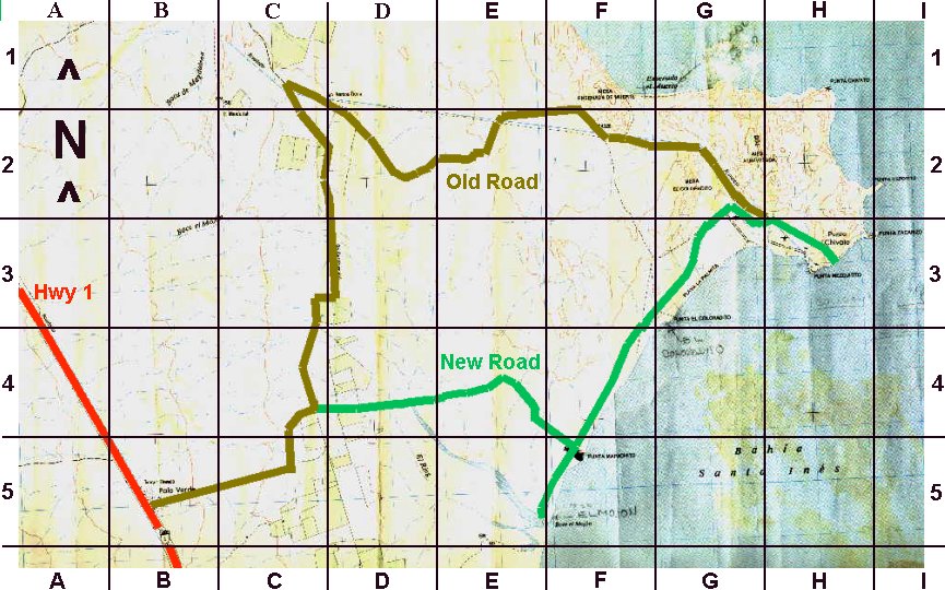 Pt Chivato Location map
